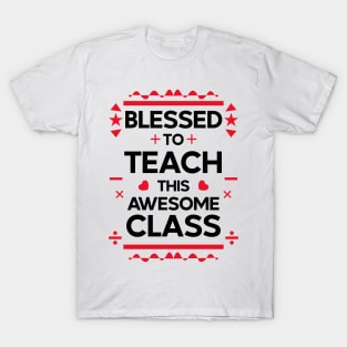 blessed to teach this awesome class T-Shirt